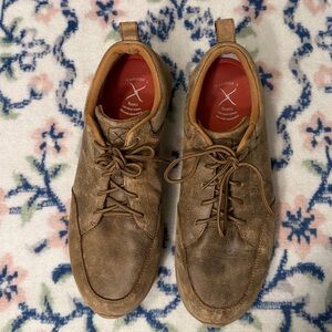 Twisted X Tan Leather kicks shoes Size-14m